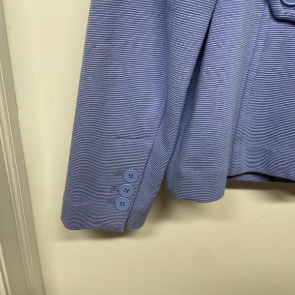 Talbots Light Blue Lavender Jacket Blazer Womens Size Small Career Preppy - Picture 4 of 11